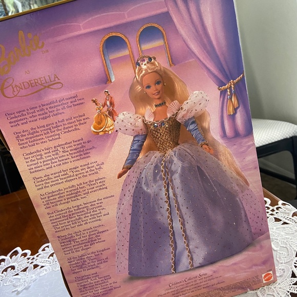 Barbie collectible Cinderella Doll Children's Series 1996 collector edit… - Picture 7 of 8
